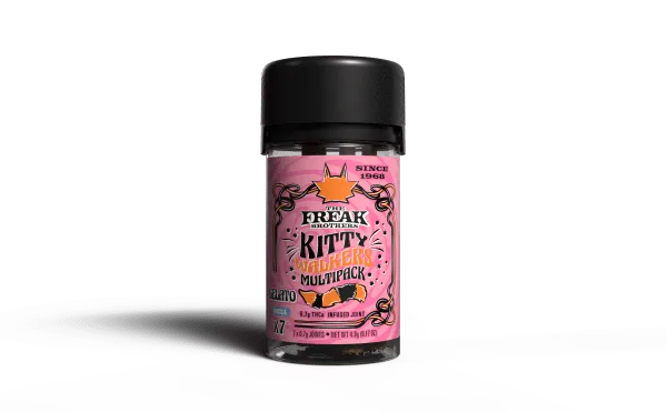 THCA Kitty Walkers Pre-Roll 0.5g – 7ct Jar – Gelato